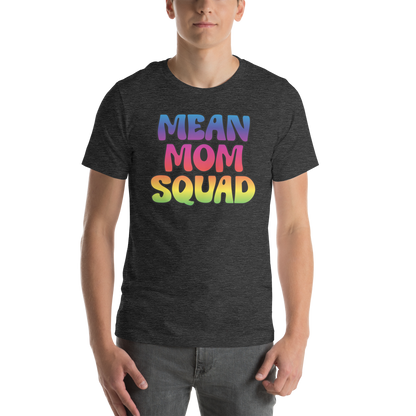 Mean Mom SQUAD | Colorful Super-Soft Adult Gamer Tee