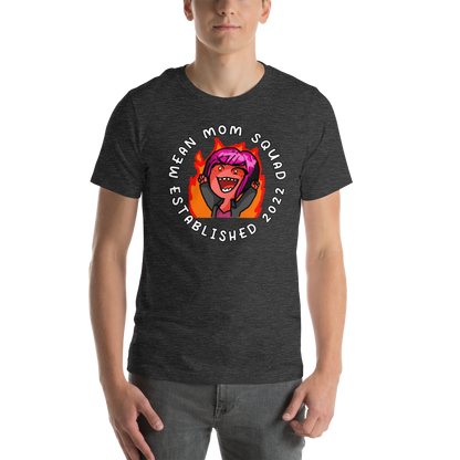 Mean Mom SQUAD Established | Super Soft Adult Gamer Tee