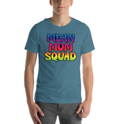 Mean Mom SQUAD | Colorful Super-Soft Adult Gamer Tee