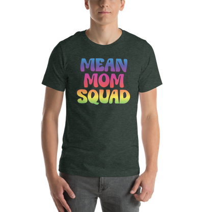 Mean Mom SQUAD | Colorful Super-Soft Adult Gamer Tee