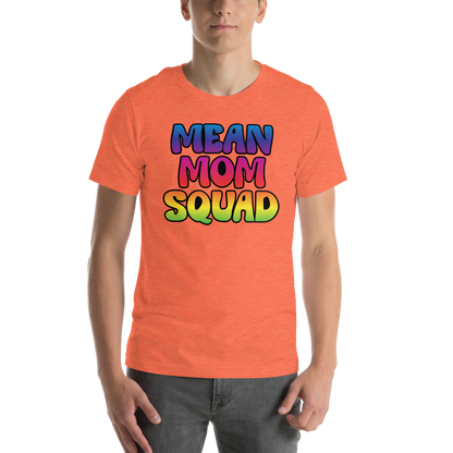 Mean Mom SQUAD | Colorful Super-Soft Adult Gamer Tee