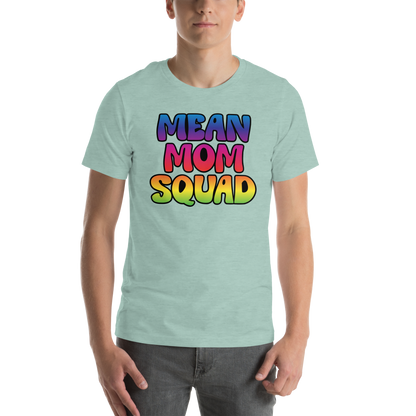 Mean Mom SQUAD | Colorful Super-Soft Adult Gamer Tee