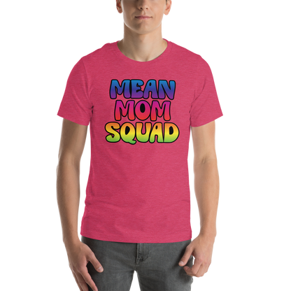 Mean Mom SQUAD | Colorful Super-Soft Adult Gamer Tee