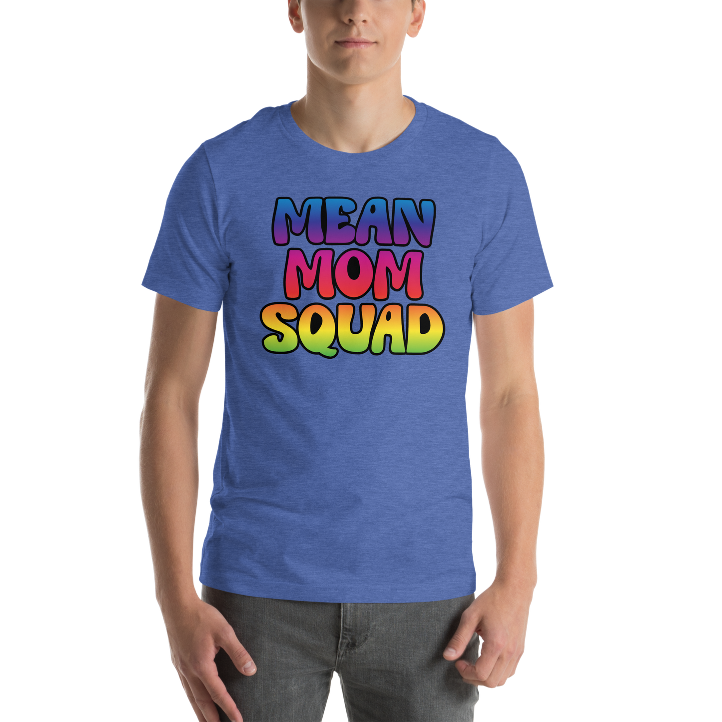 Mean Mom SQUAD | Colorful Super-Soft Adult Gamer Tee