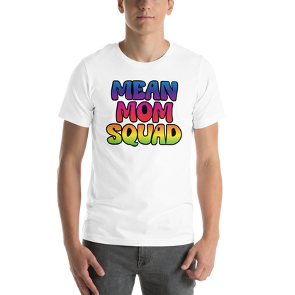 Mean Mom SQUAD | Colorful Super-Soft Adult Gamer Tee