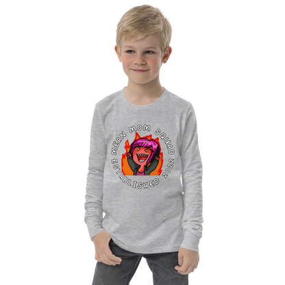 Mean Mom SQUAD Established | Youth Long Sleeve Gamer Tee