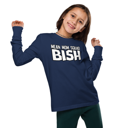 Mean Mom SQUAD BISH | Youth Gamer Long Sleeve Tee