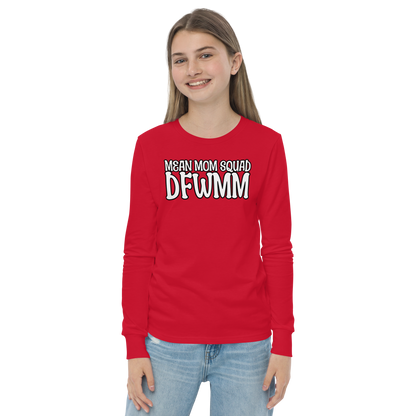 Mean Mom SQUAD DFWMM | Youth Long Sleeve Gamer Tee