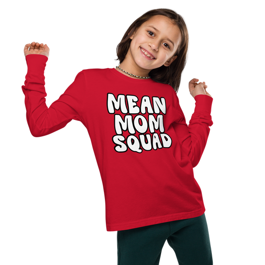 Mean Mom SQUAD | Youth Long Sleeve Gamer Tee