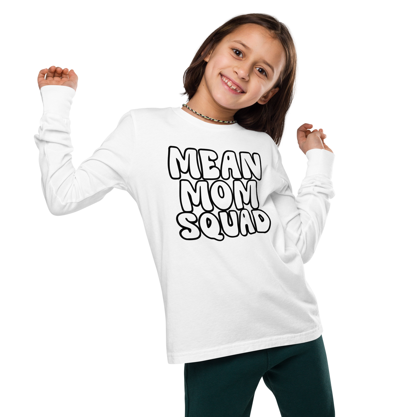 Mean Mom SQUAD | Youth Long Sleeve Gamer Tee