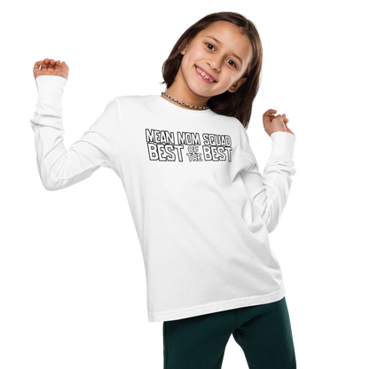 Mean Mom SQUAD BEST OF THE BEST | Youth Long Sleeve Gamer Tee