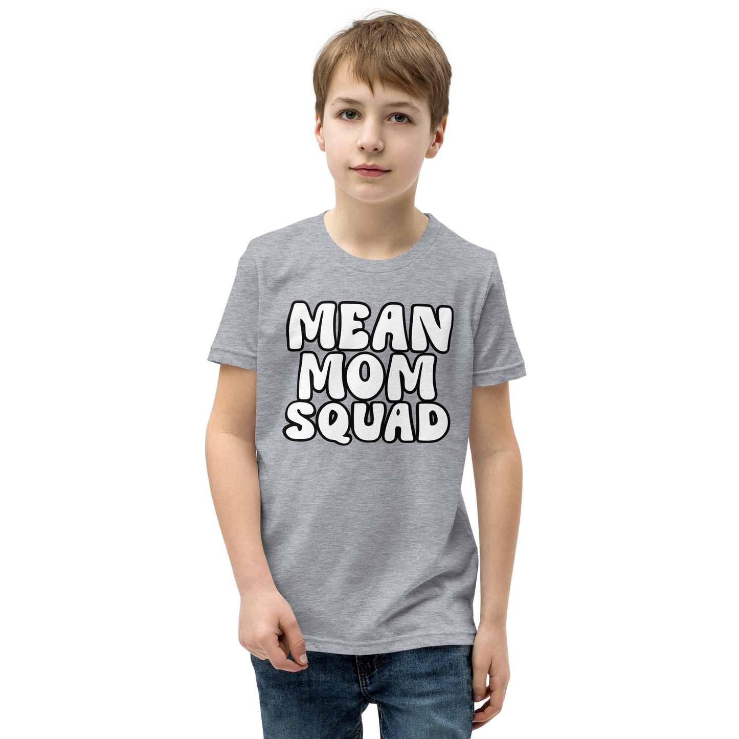 Mean Mom SQUAD | Super-Soft Youth Gamer Tee