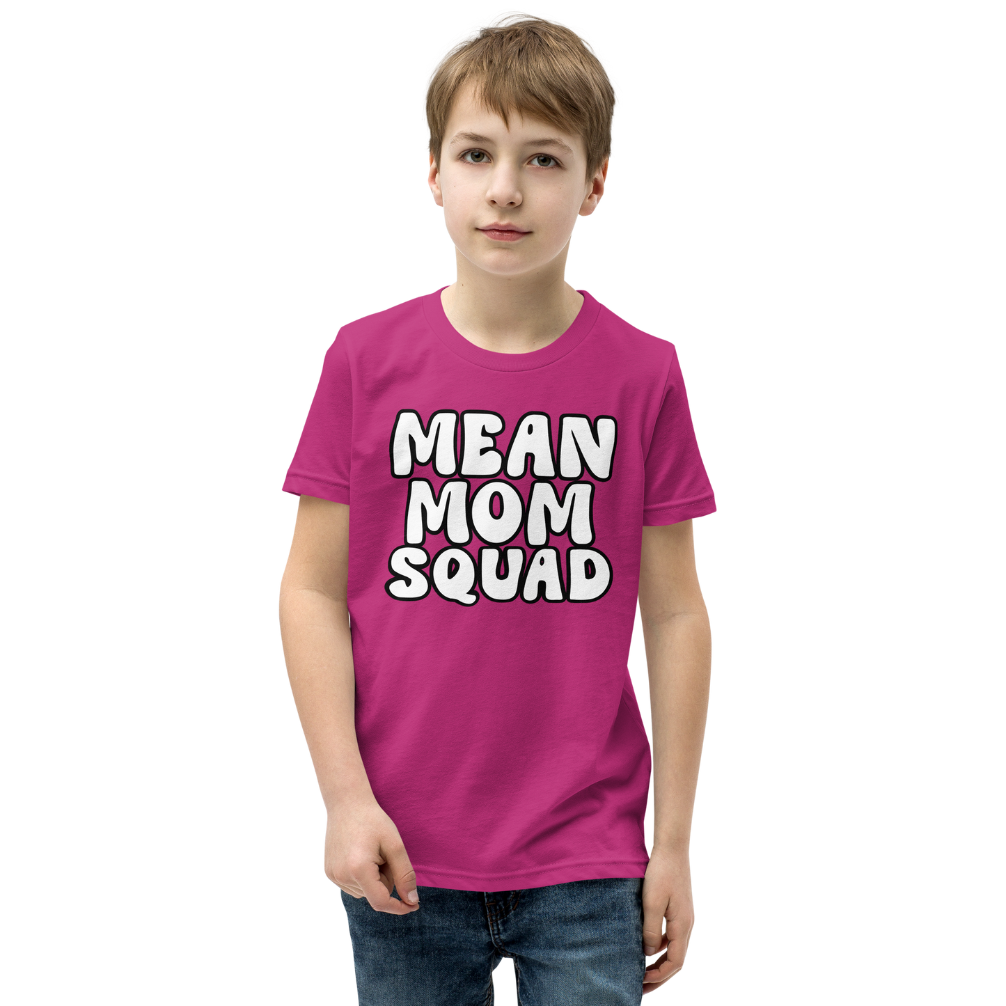 Mean Mom SQUAD | Super-Soft Youth Gamer Tee