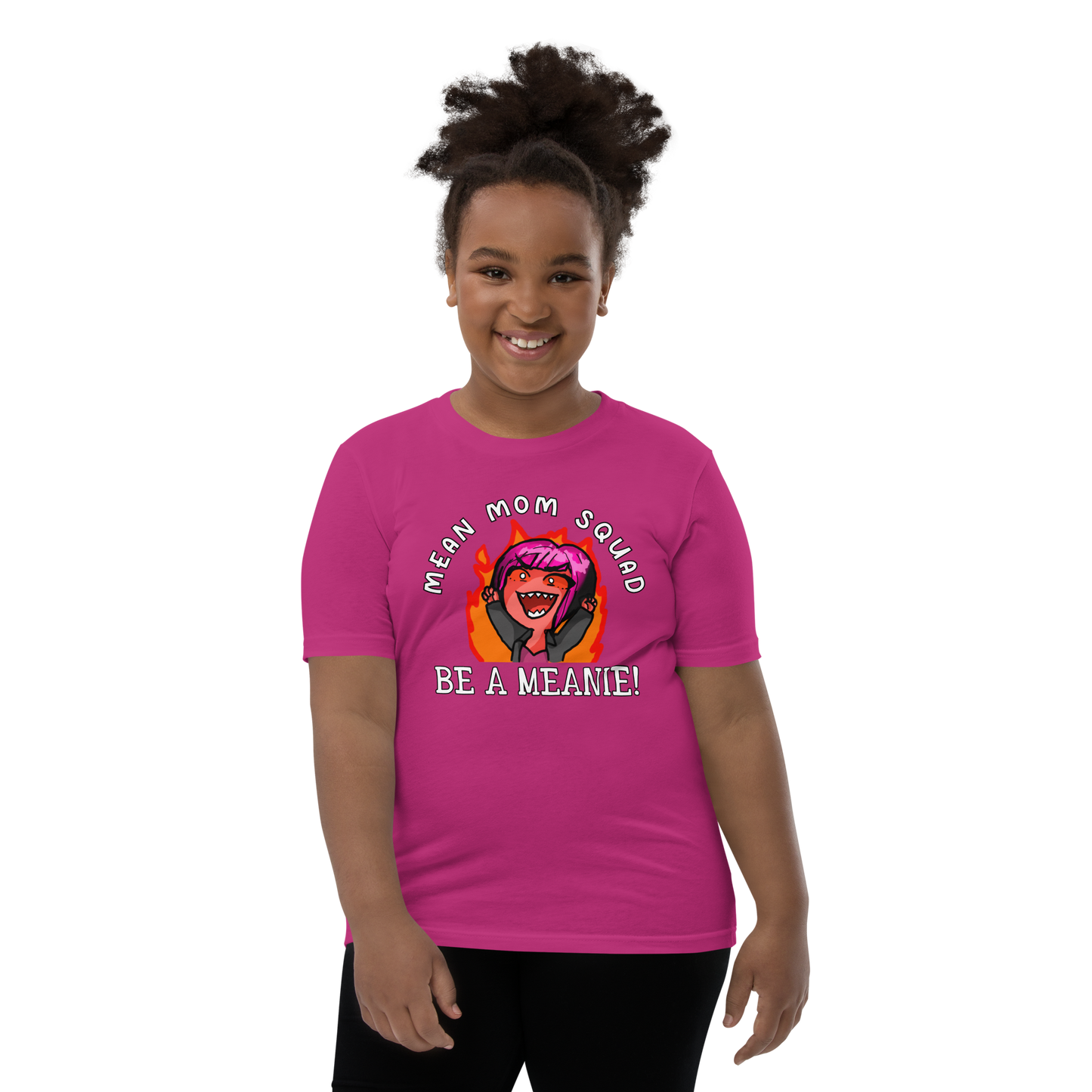 Mean Mom SQUAD BE A MEANIE | Super-Soft Youth Gamer Tee