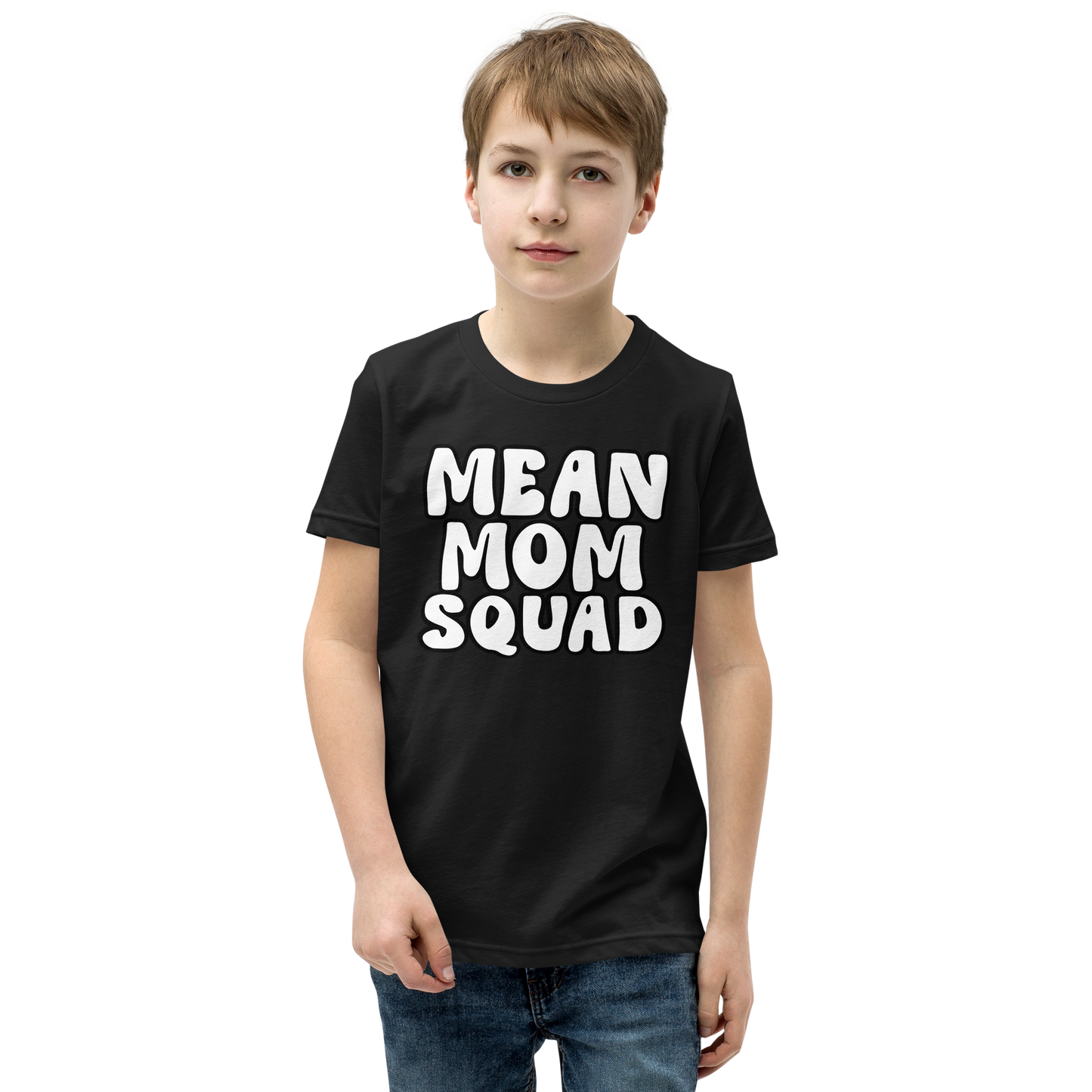 Mean Mom SQUAD | Super-Soft Youth Gamer Tee