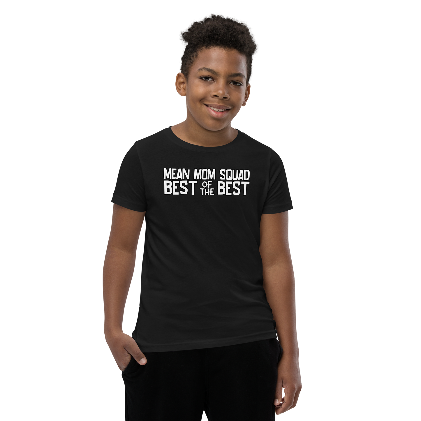 Mean Mom SQUAD BEST OF THE BEST | Super-Soft Youth Gamer Tee