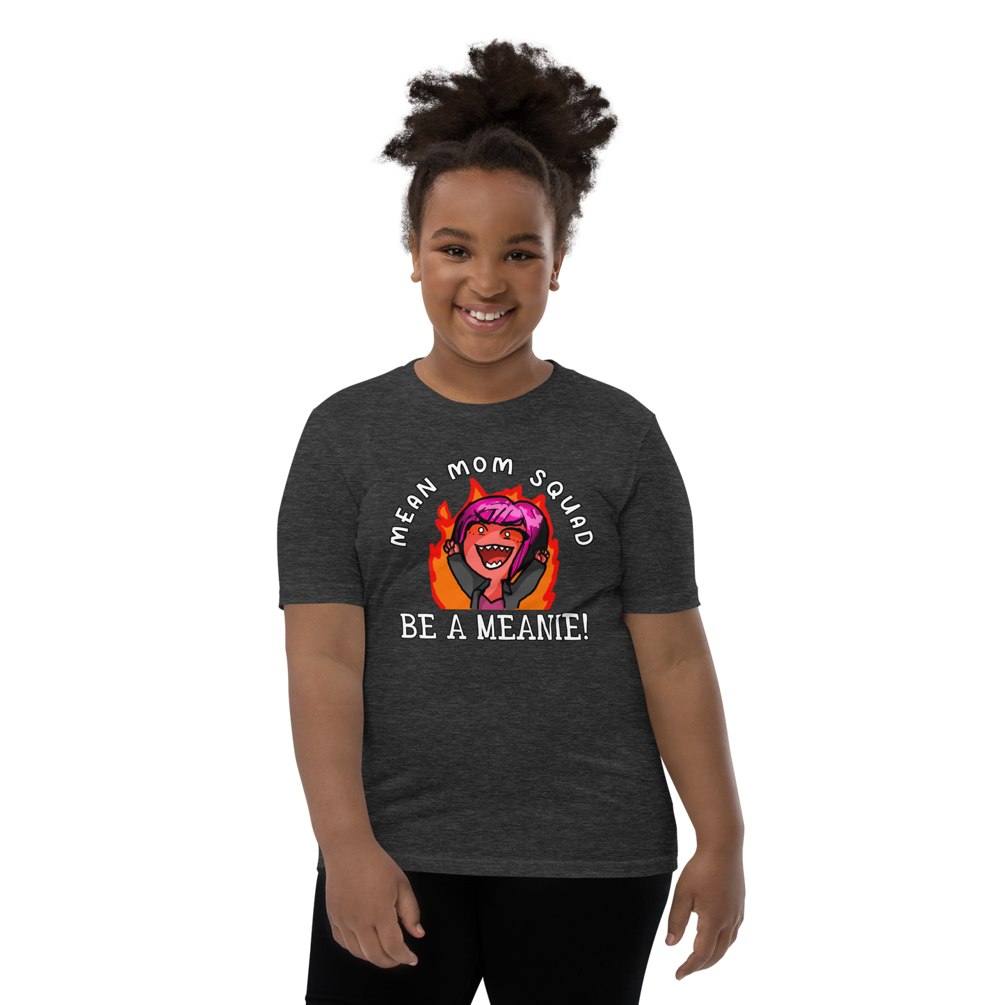 Mean Mom SQUAD BE A MEANIE | Super-Soft Youth Gamer Tee