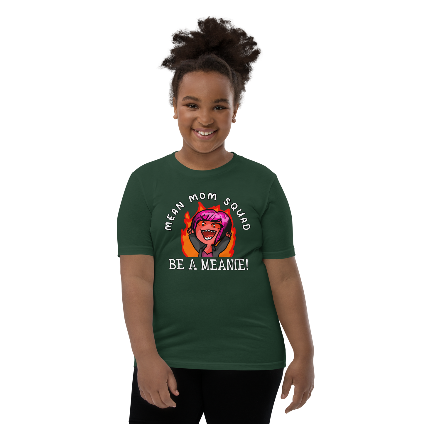 Mean Mom SQUAD BE A MEANIE | Super-Soft Youth Gamer Tee