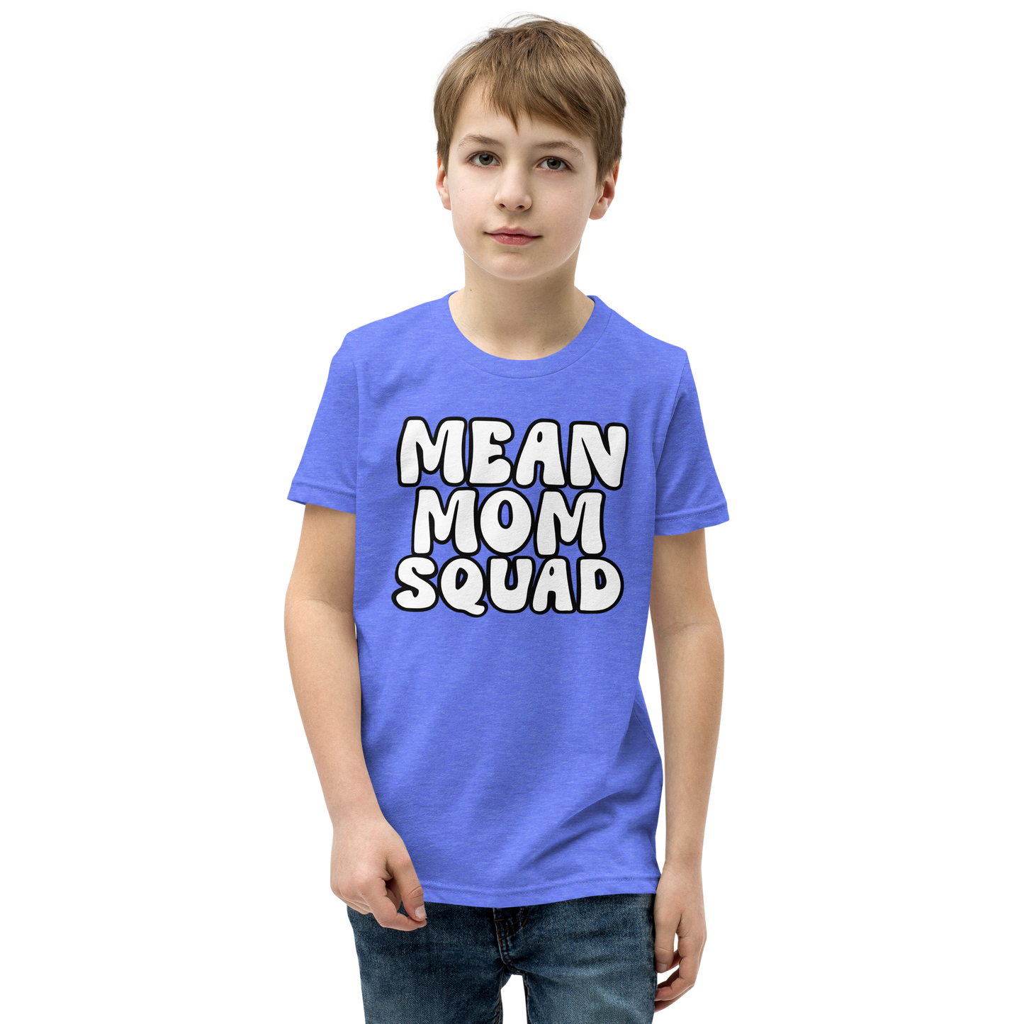 Mean Mom SQUAD | Super-Soft Youth Gamer Tee