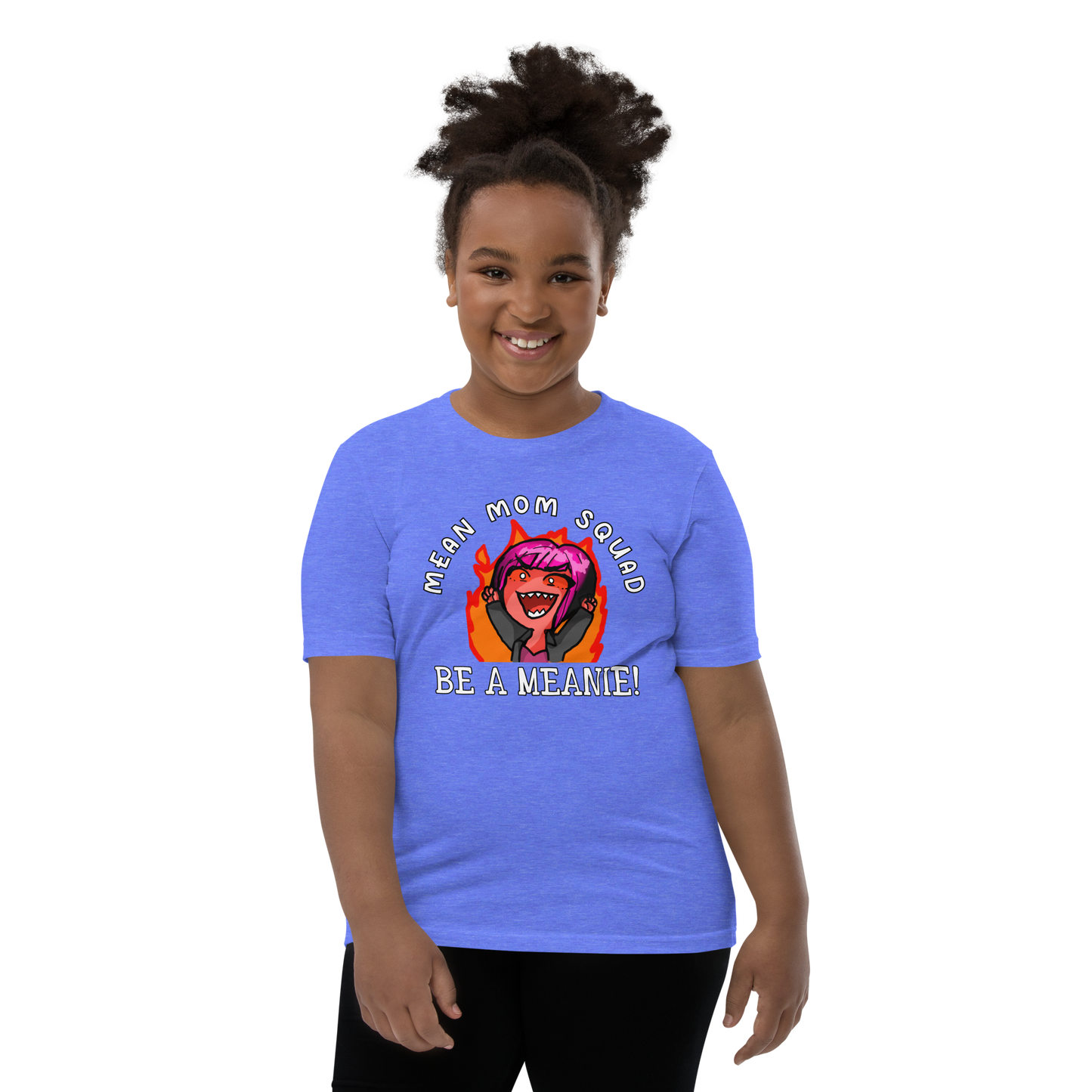 Mean Mom SQUAD BE A MEANIE | Super-Soft Youth Gamer Tee