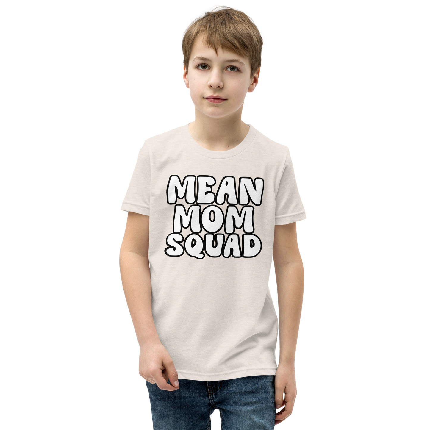 Mean Mom SQUAD | Super-Soft Youth Gamer Tee