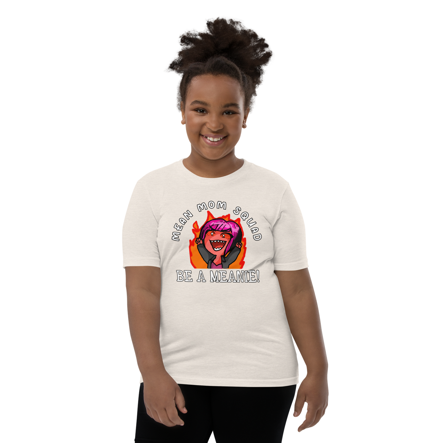 Mean Mom SQUAD BE A MEANIE | Super-Soft Youth Gamer Tee