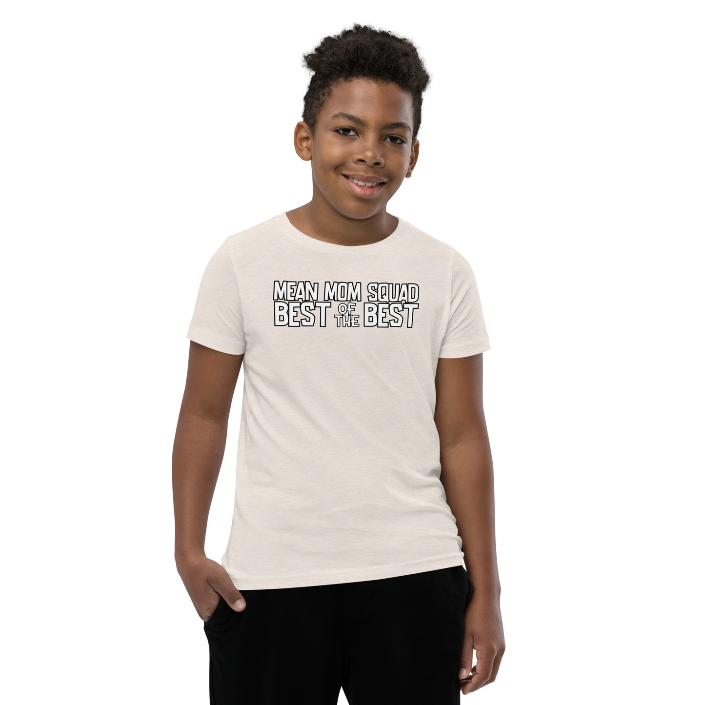 Mean Mom SQUAD BEST OF THE BEST | Super-Soft Youth Gamer Tee