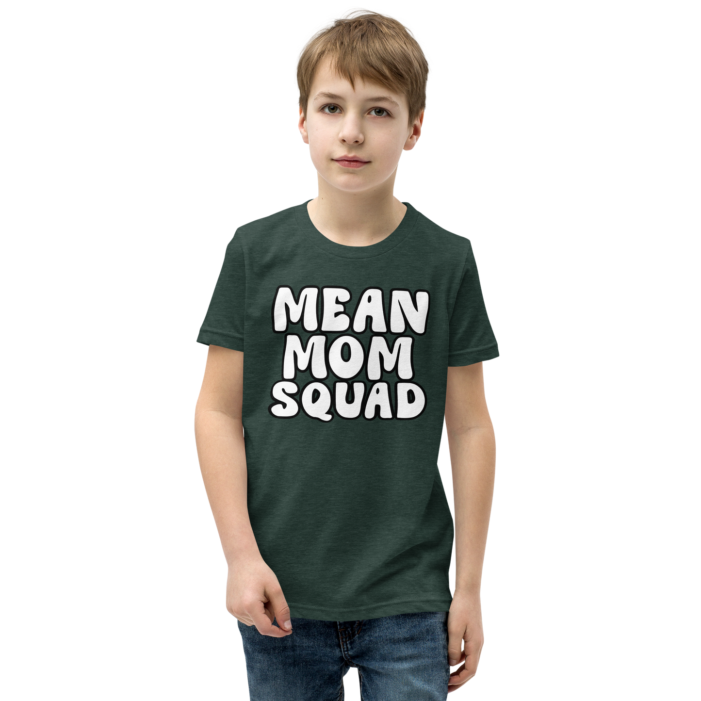 Mean Mom SQUAD | Super-Soft Youth Gamer Tee