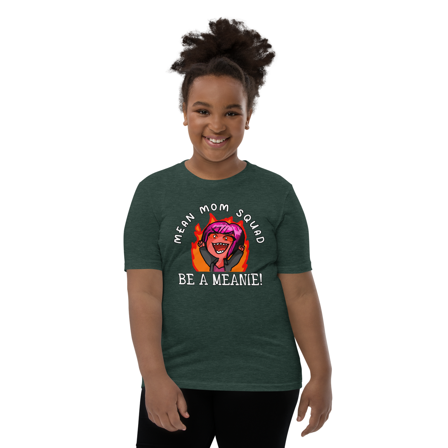 Mean Mom SQUAD BE A MEANIE | Super-Soft Youth Gamer Tee