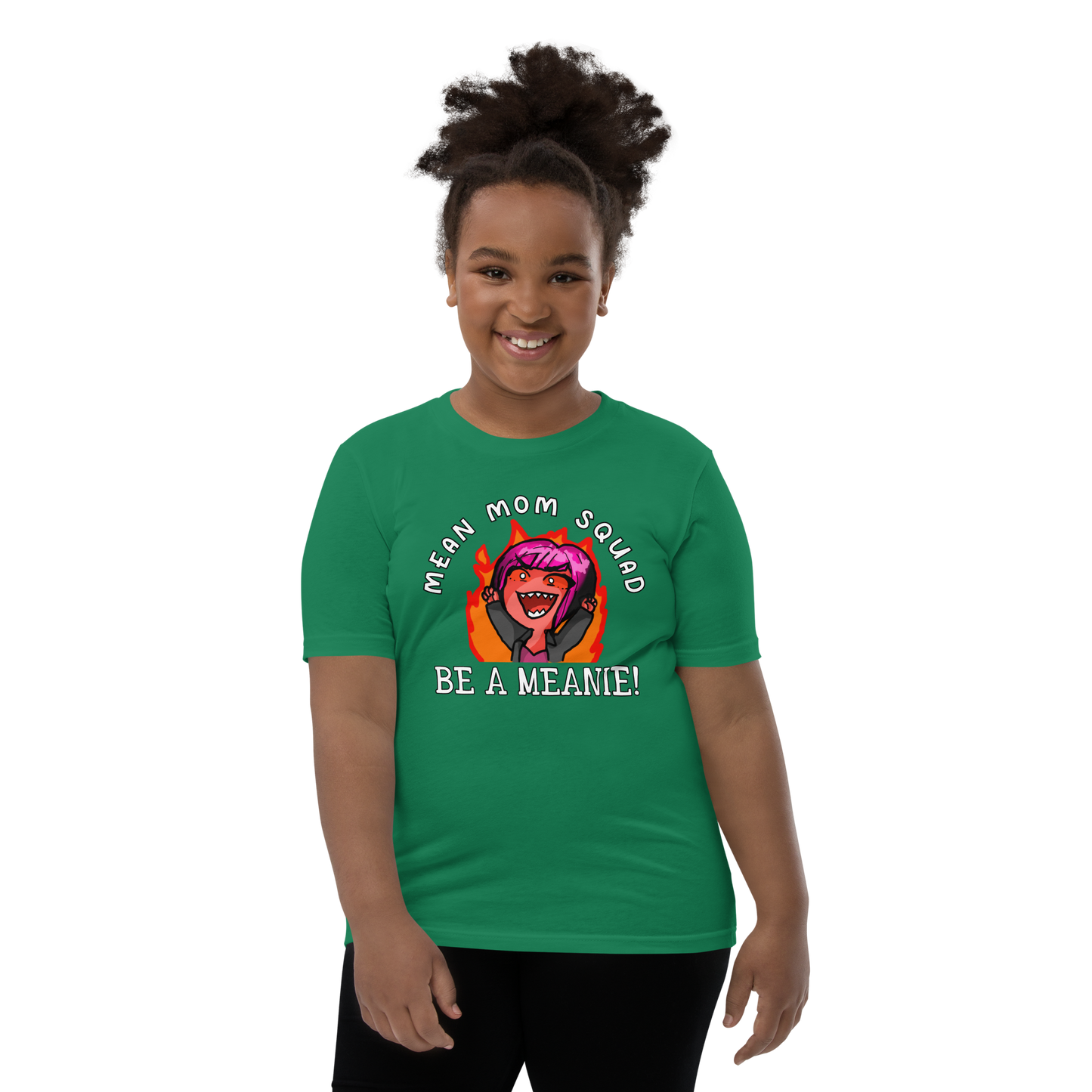 Mean Mom SQUAD BE A MEANIE | Super-Soft Youth Gamer Tee