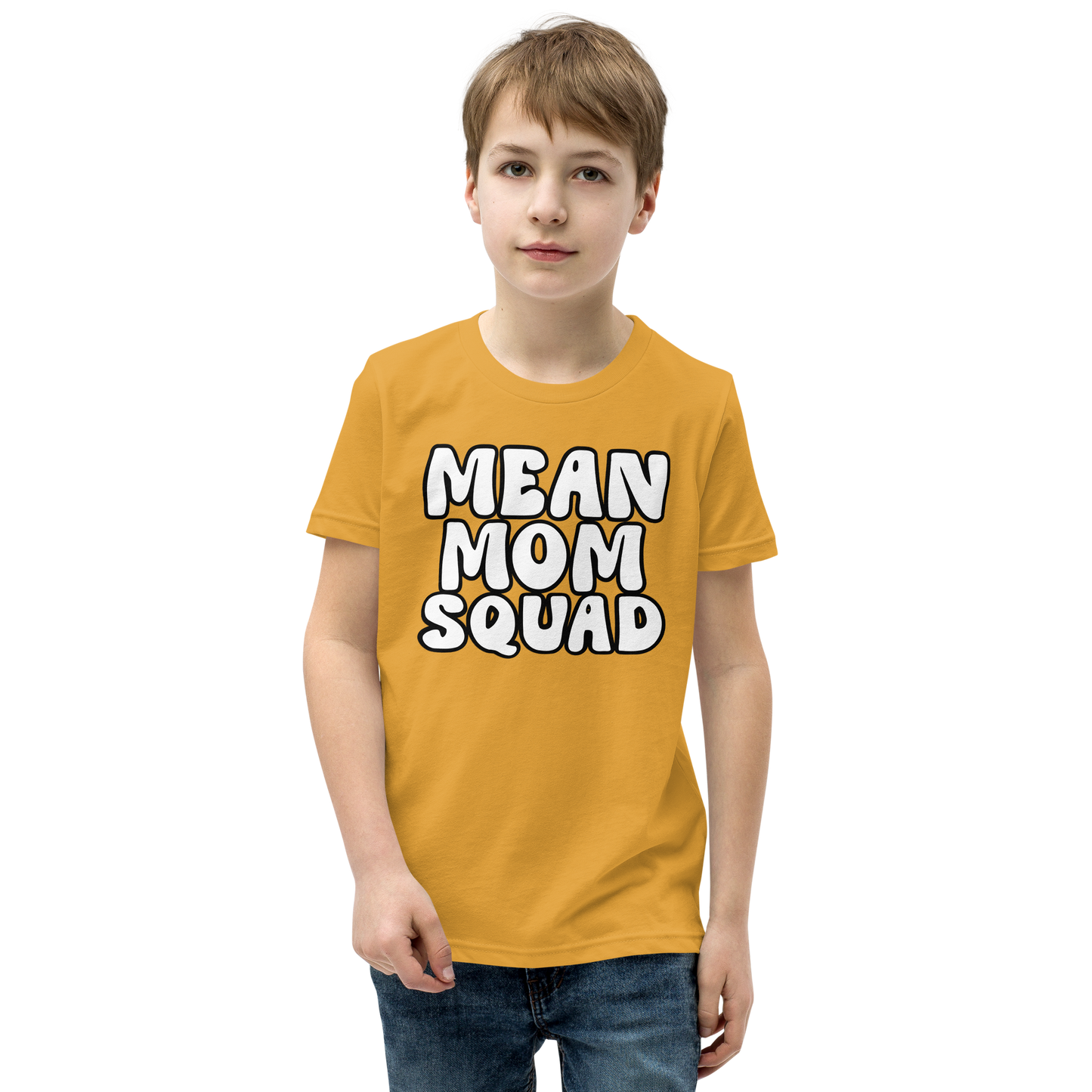 Mean Mom SQUAD | Super-Soft Youth Gamer Tee