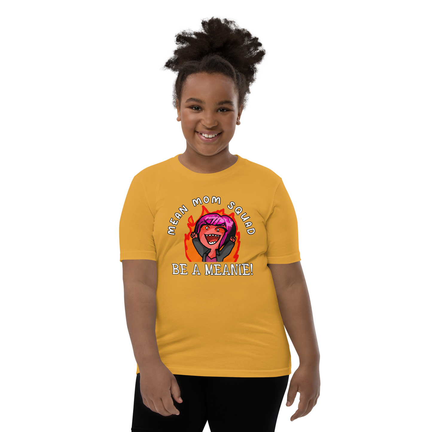 Mean Mom SQUAD BE A MEANIE | Super-Soft Youth Gamer Tee