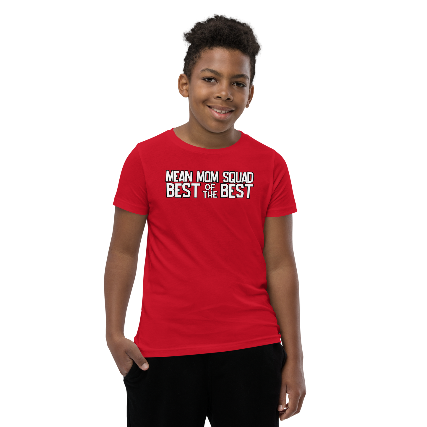 Mean Mom SQUAD BEST OF THE BEST | Super-Soft Youth Gamer Tee