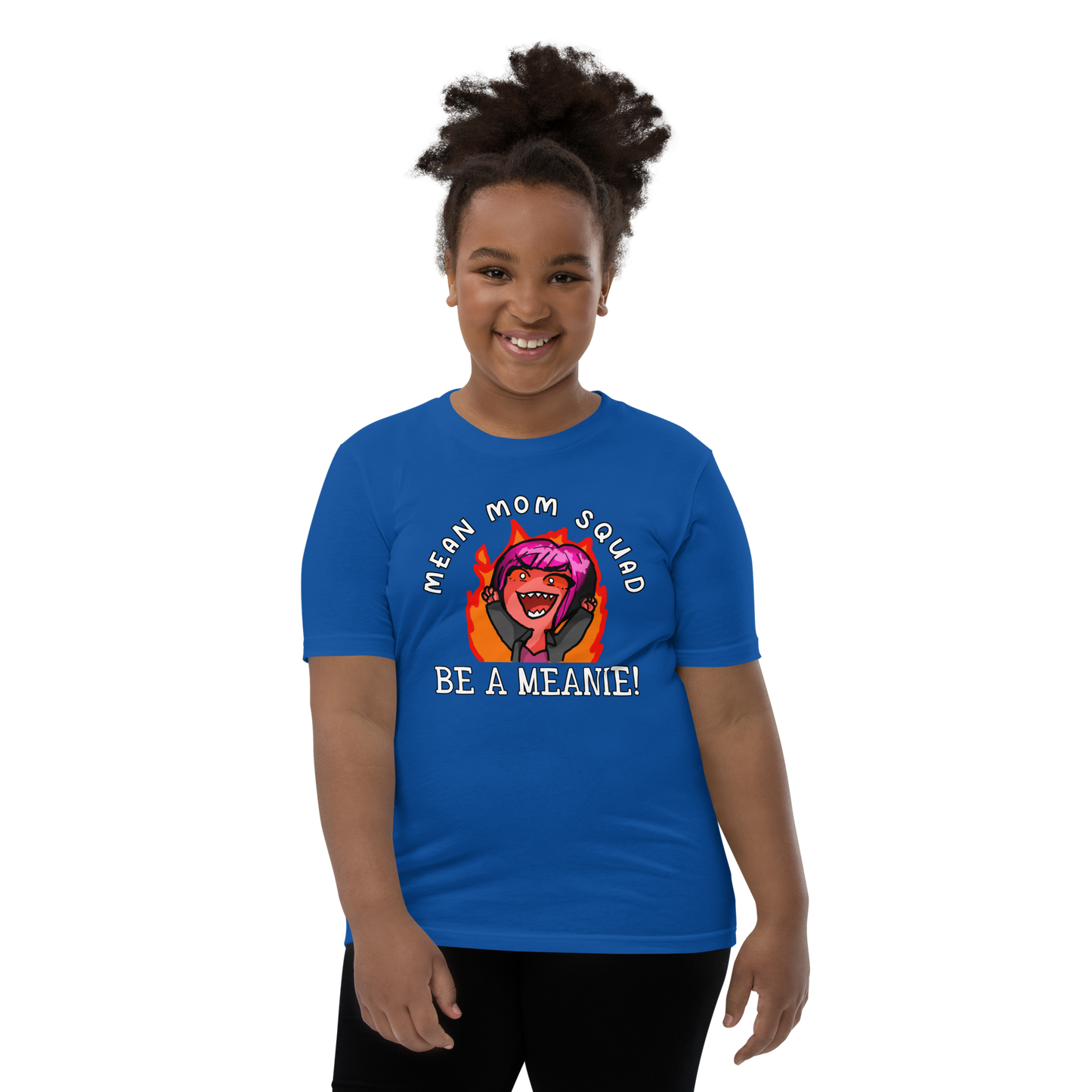 Mean Mom SQUAD BE A MEANIE | Super-Soft Youth Gamer Tee