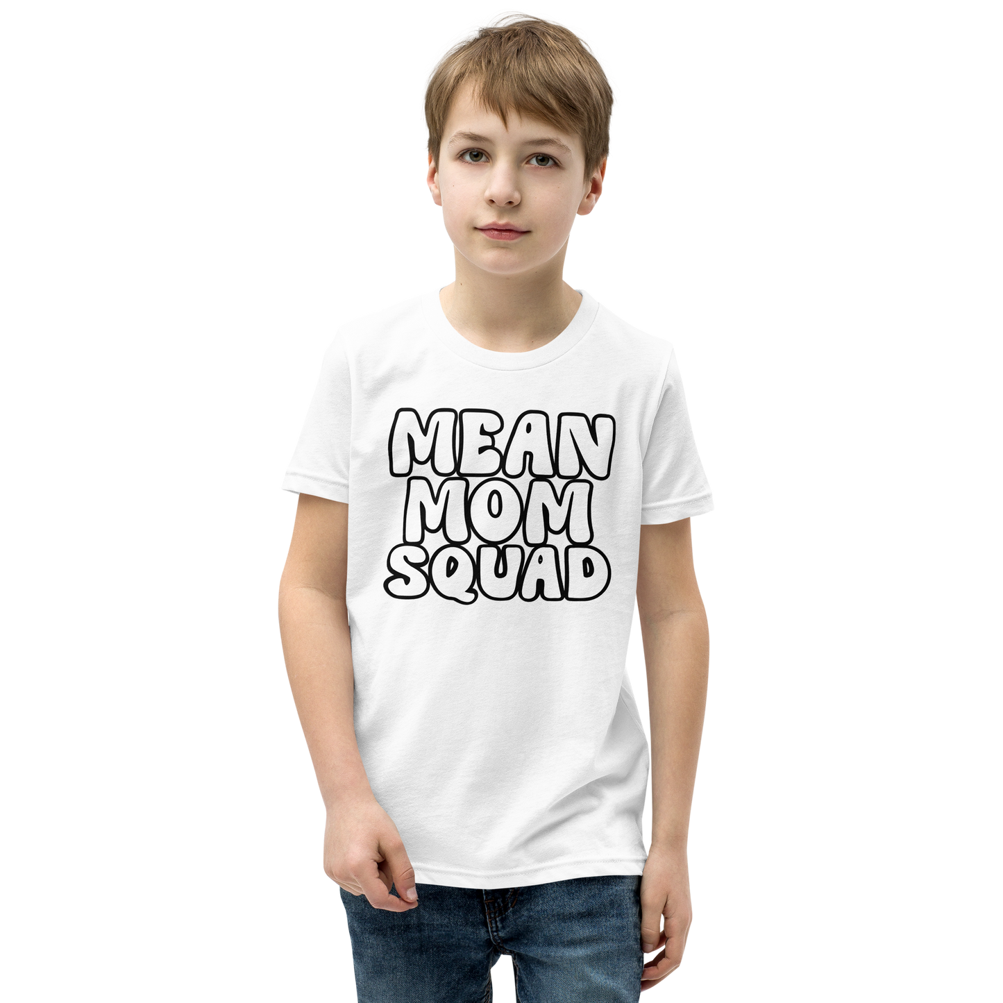 Mean Mom SQUAD | Super-Soft Youth Gamer Tee