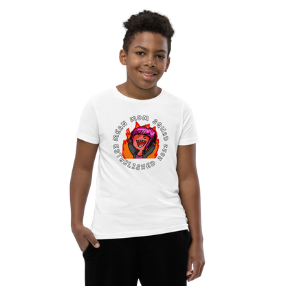 Mean Mom SQUAD Established | Super-Soft Youth Gamer Tee