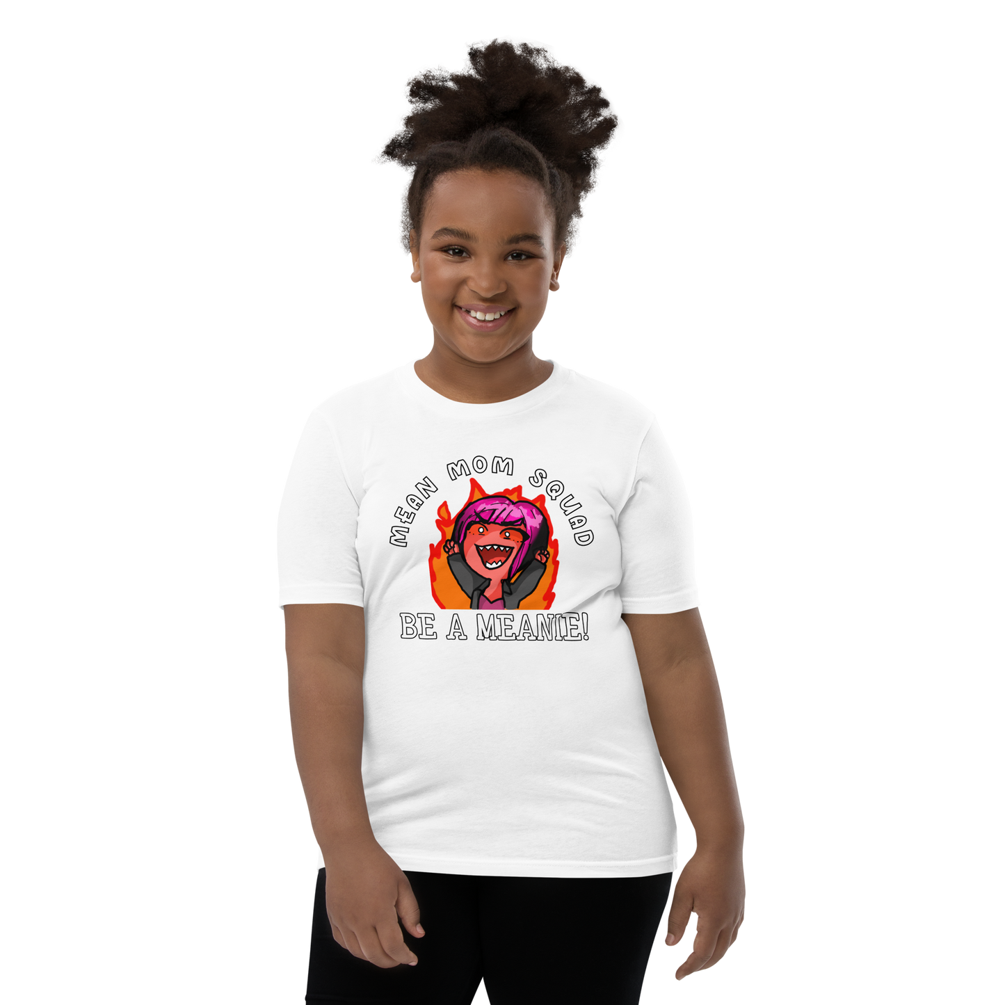 Mean Mom SQUAD BE A MEANIE | Super-Soft Youth Gamer Tee